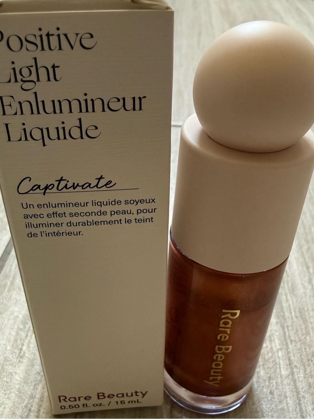 New Rare Beauty Positive Light Liquid Highlighter - Captivate